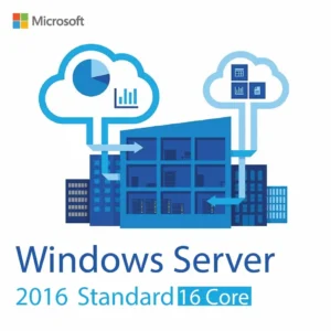 Windows Server 2016 Standard 16 Core.