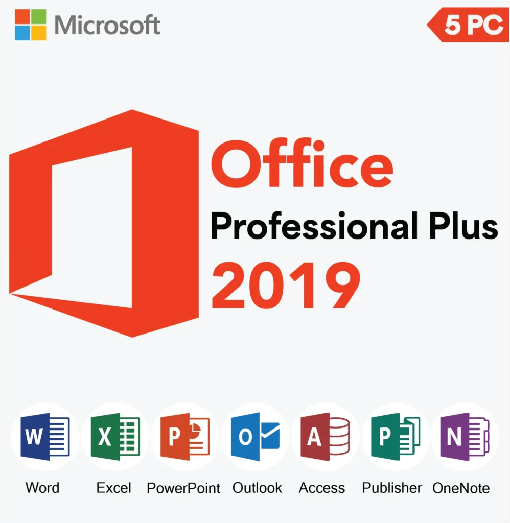 Microsoft Office 2019 Professional Plus 5PC