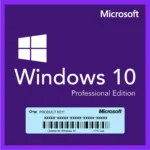 Microsoft Windows 10 Professional – Lifetime License Key | 32 & 64-bit | 1 PC