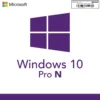 Microsoft Windows 10 Pro N 32/64 Bit - License Key