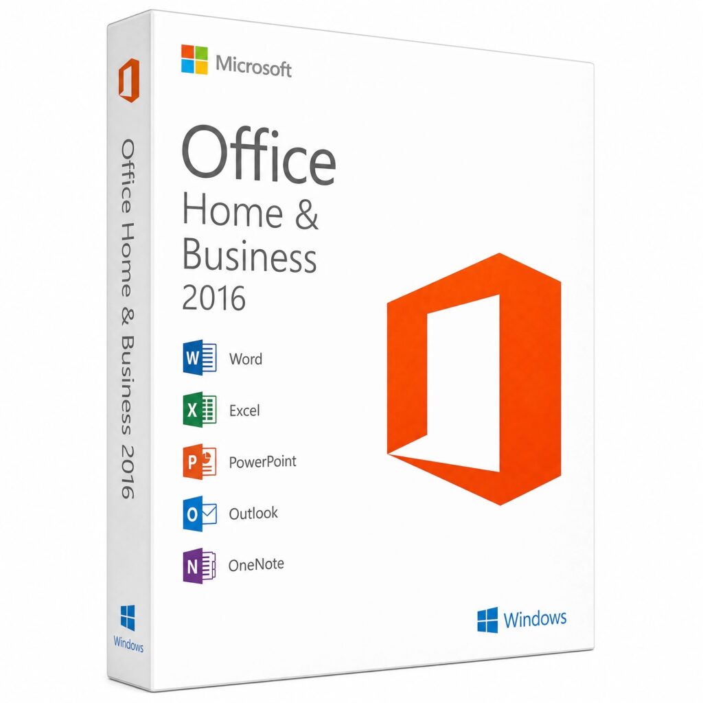 Microsoft Office 2016 Home and Business For Windows