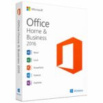 Microsoft Office 2016 Home and Business For Windows - Lifetime License Key