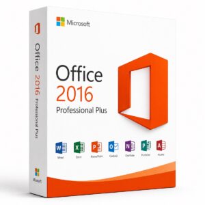 Microsoft Office 2016 Professional Plus – Lifetime License Key for Windows | 1 PC