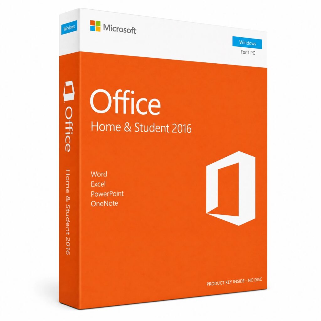 Microsoft Office 2016 Home & Student Product Key – Lifetime License 1 PC Windows