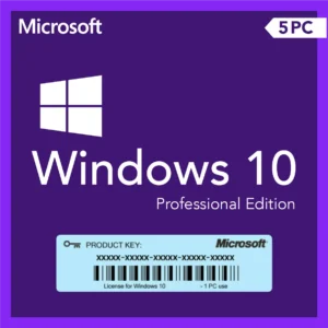 Windows 10 Professional 5pc