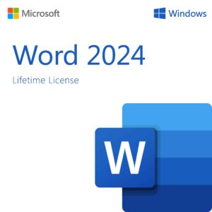 Microsoft Word 2024 – Lifetime License Key for Windows 10 & 11 1 PC One-Time Purchase