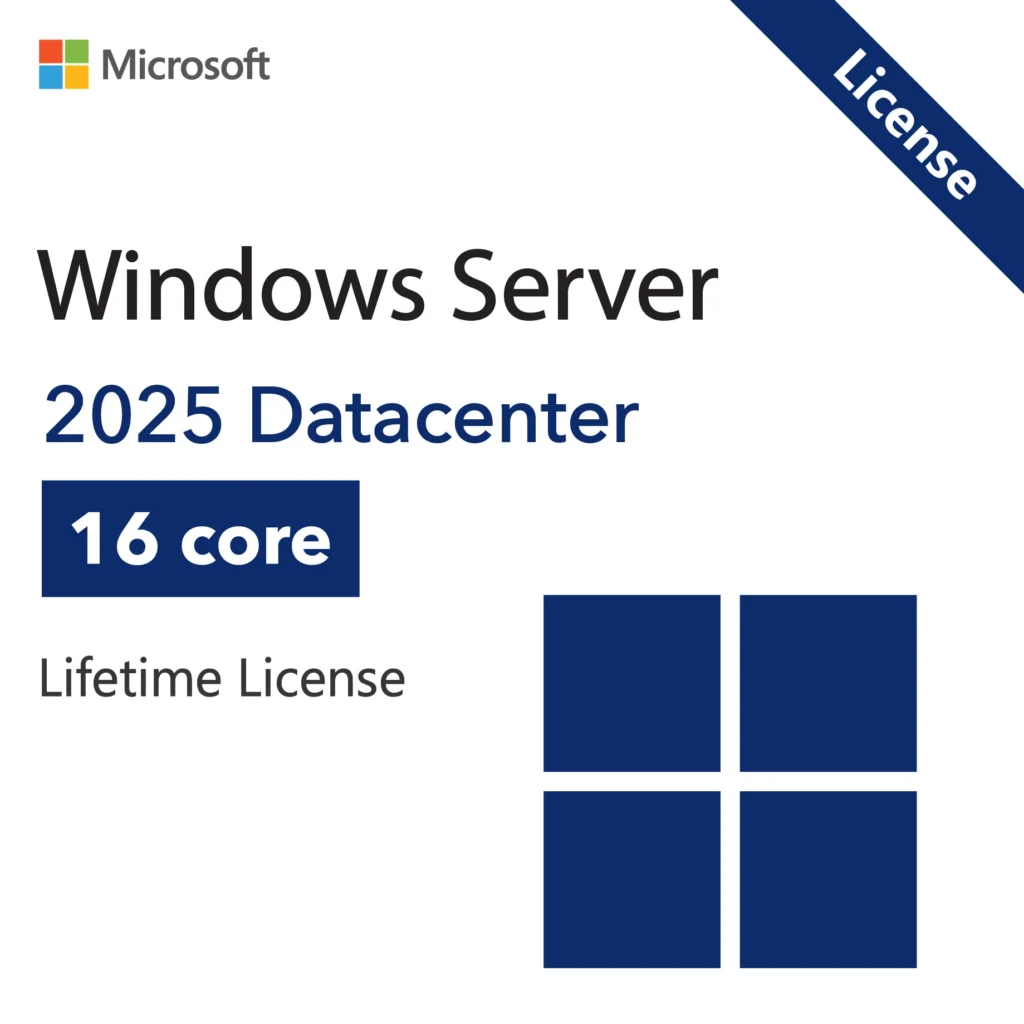 Windows Server 2025 Datacenter 16 core