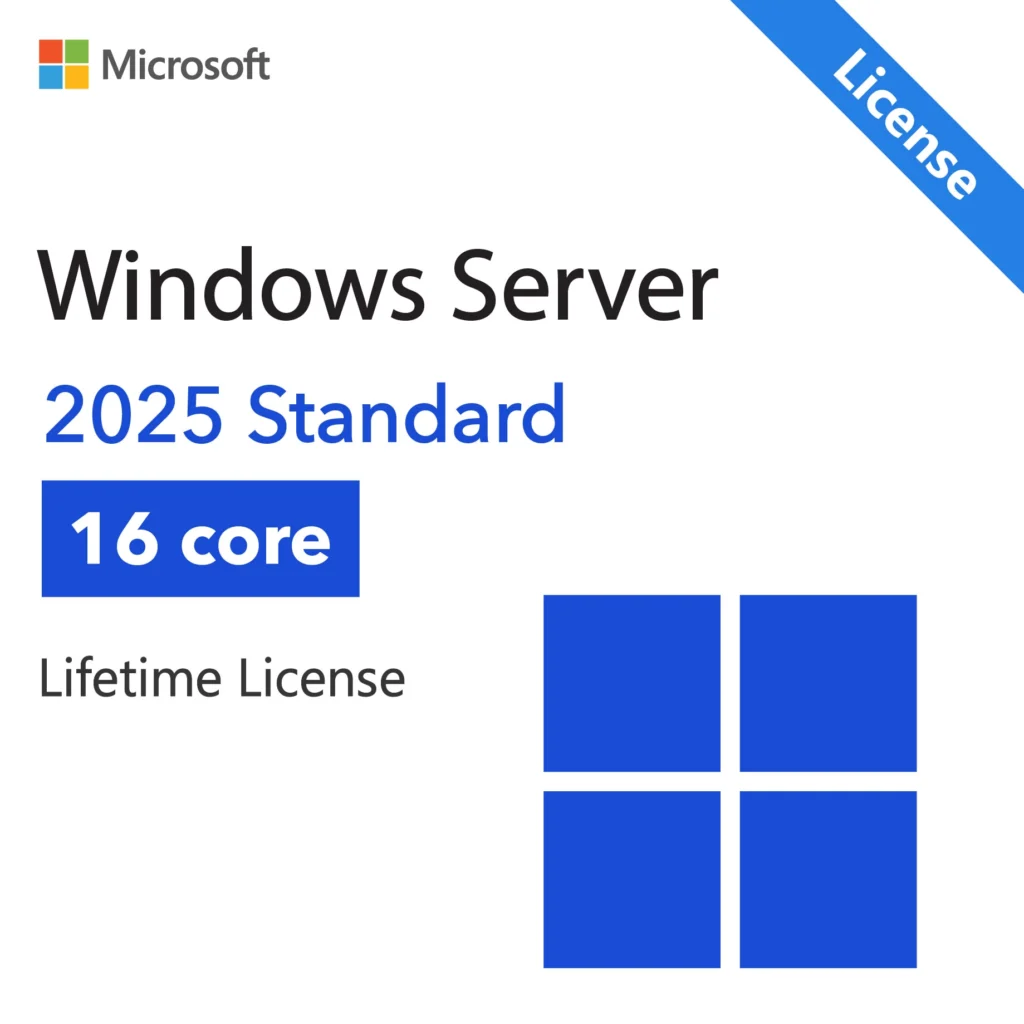Windows Server 2025 Standard 16 Core