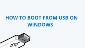 Booting From Windows 10/11 Installation Media
