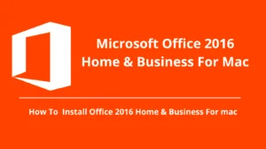 Office 2016 Home and Business for Mac