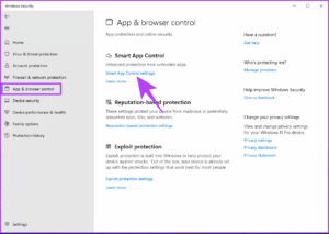 Enable or Disable Smart App Control in Windows 11 9