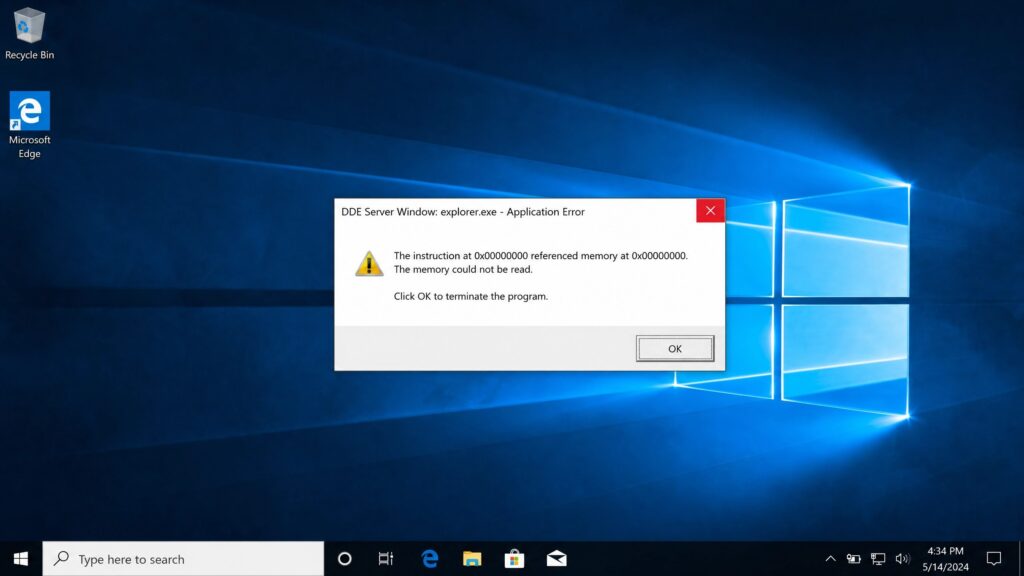 dde server window