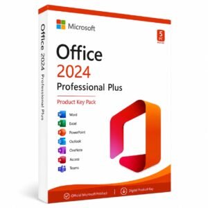 microsoft office one time purchase – Office 2024 Professional Plus 5 PC pack
