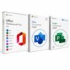Microsoft Office 2021 Pro Plus + Visio 2021 + Project 2021 Bundle – Lifetime Keys (1 PC)