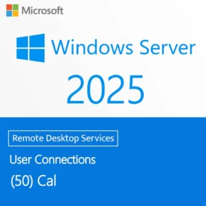 Windows Server 2025 RDS 50 user CAL pack – genuine remote desktop services licenses