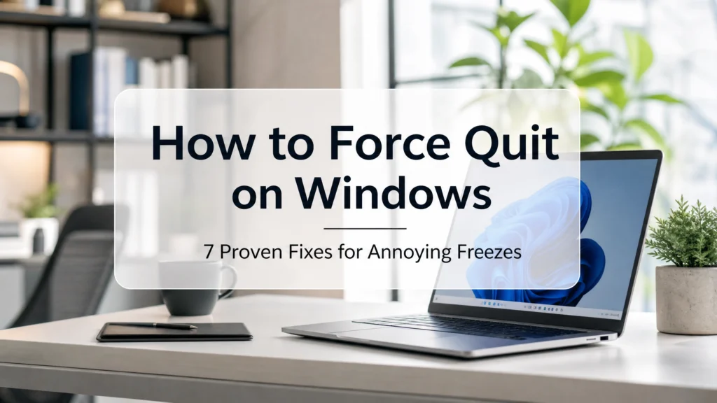 How to Force Quit on Windows