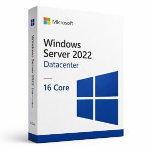 Microsoft Windows Server 2022 Datacenter 16 core product key – genuine license with unlimited VMs