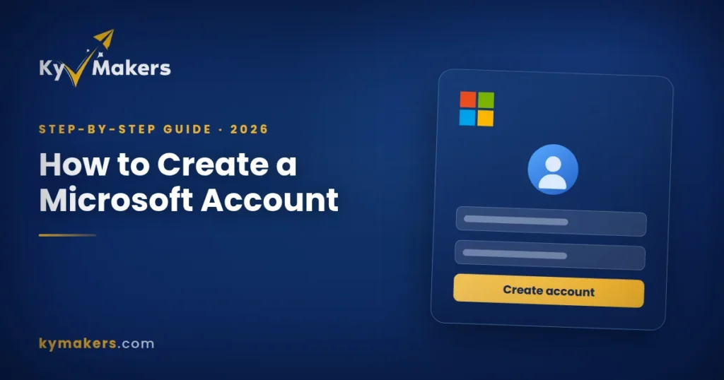 Step-by-step guide to creating a Microsoft account in 2026