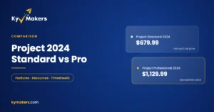 Project Standard 2024 vs Project Professional 2024 Microsoft list prices: $679.99 and $1,129.99
